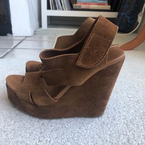 Pedro Garcia Suede Wedges